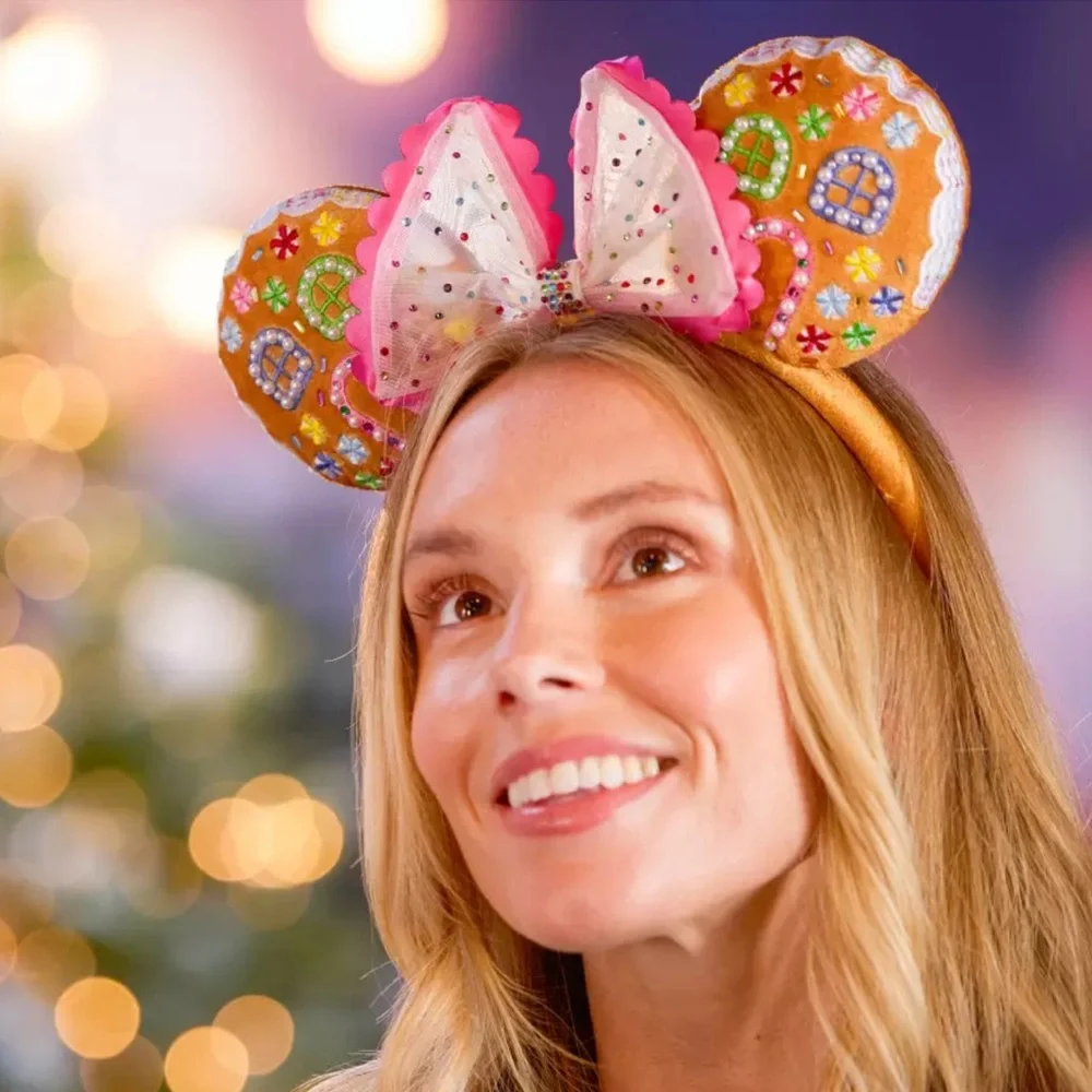 Disney Minnie Mouse Gingerbread Ear Headband for Adults by BaubleBar- Exclusive